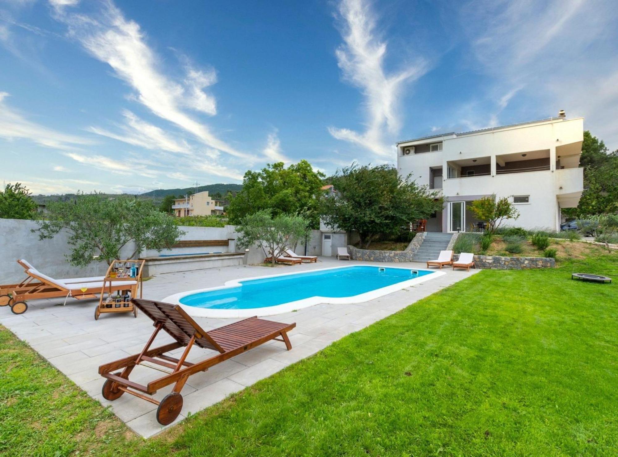 Serene Rural With Pool, Sun Deck, And Children's Play Area Villa